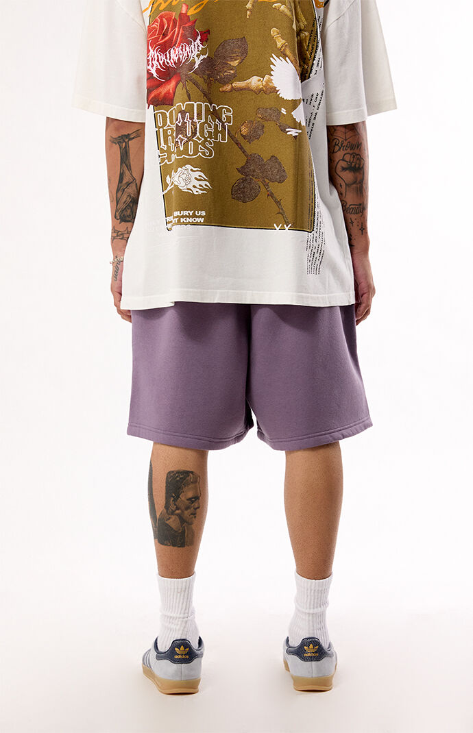 Civil Purple Thorn Of The Stem Sweat Shorts | Pacsun