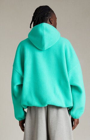 Mint Leaf Polar Fleece Hoodie image number 3