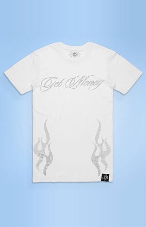 Flames Rhinestone T-Shirt image number 1
