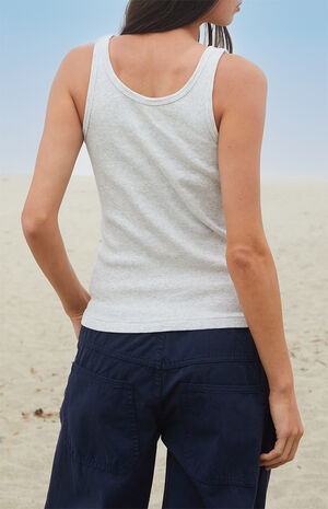 New York Embroidered Beyonca Tank Top image number 3