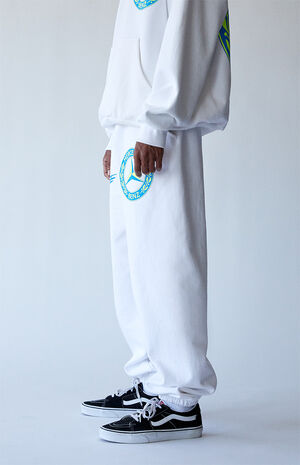 x Mercedes Benz White Sweatpants image number 3