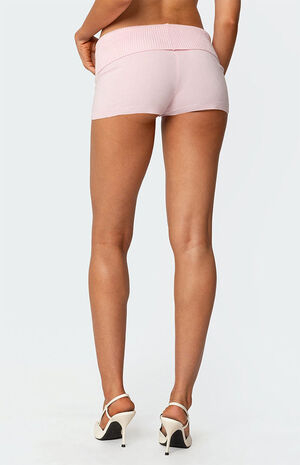 Jamie Fold Over Knit Shorts image number 5