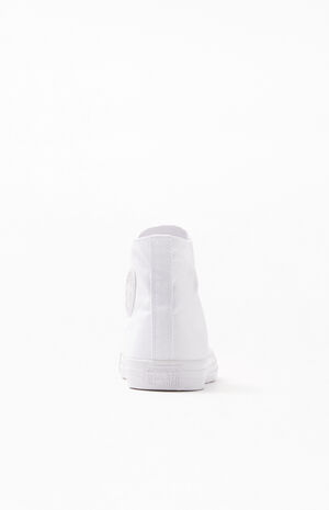 Mono White Chuck Taylor All Star High Top Shoes image number 4