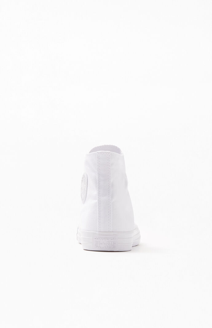 Mono White Chuck Taylor All Star High Top Shoes