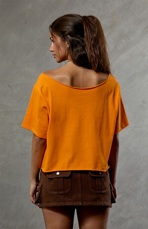 Tennessee Volunteers Off-The-Shoulder Oversized T-Shirt image number 4