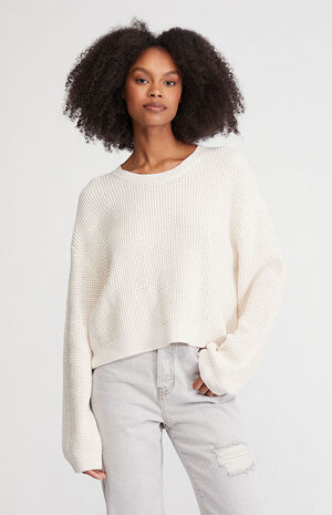 Waffle Knit Babe Sweater image number 1
