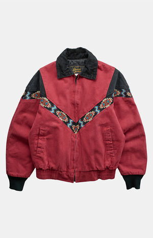 Maroon '90s Work Jacket image number 1