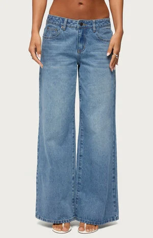 Uk Cutie Low Rise Baggy Jeans image number 1