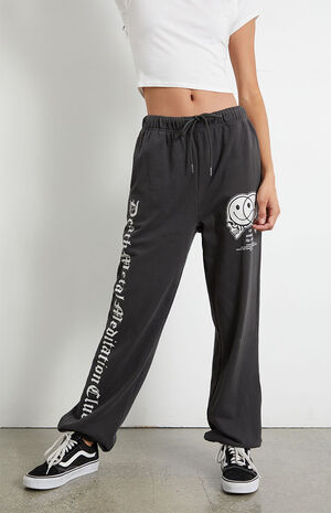 Eco Death Metal Meditation Sweatpants image number 2