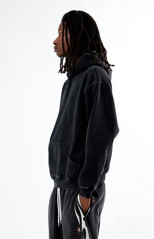 Washed Black Hoodie image number 3
