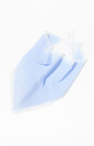 Dolly Gingham Lace Headscarf image number 1