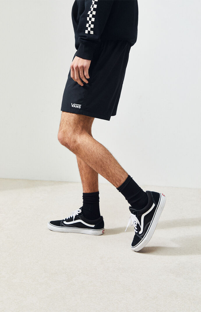 high top vans with shorts