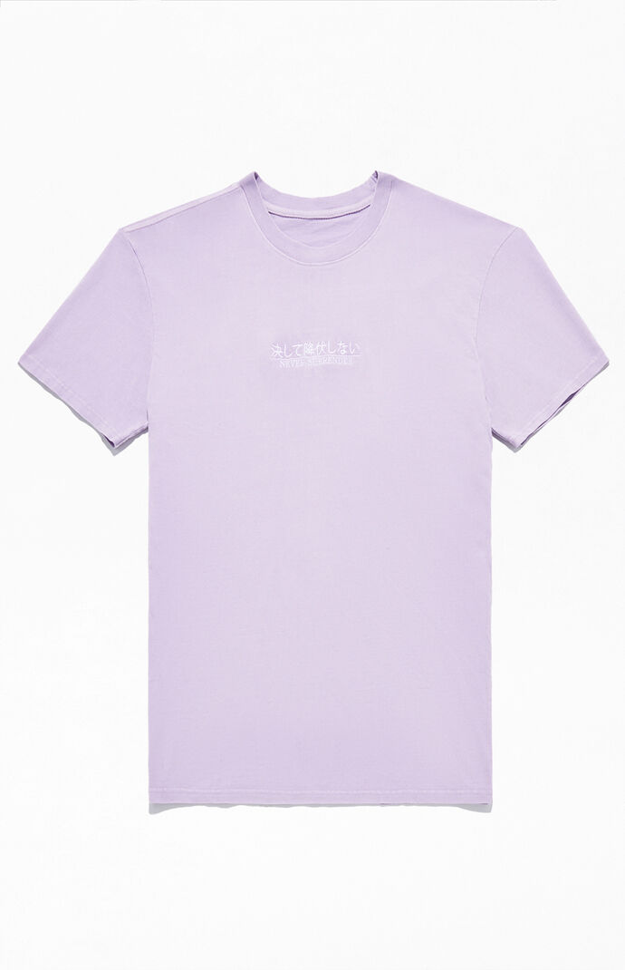 Never Surrender Embroidered T-Shirt