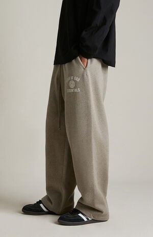 Heather Grey University Fleece Relaxed Sweatpants image number 4