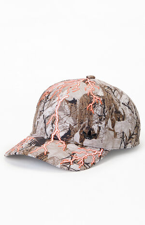 Camo Lightning 6-Panel Strapback Hat image number 2