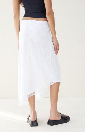 Lace Tiered Maxi Skirt image number 4