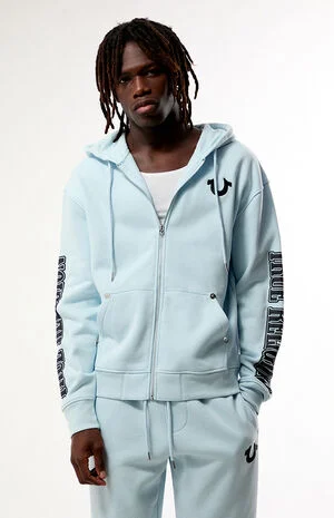 Buddha Face Full Zip Hoodie image number 1