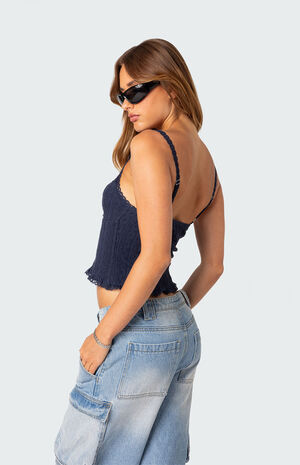 Lacey Knit Tank Top image number 5