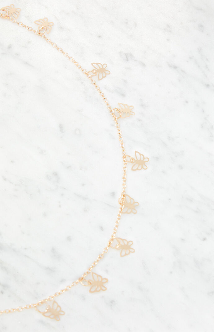 Butterfly Drop Necklace