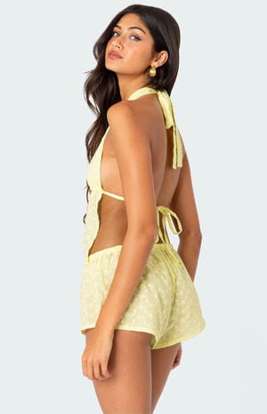 Cayenne Eyelet Split Front Top image number 2