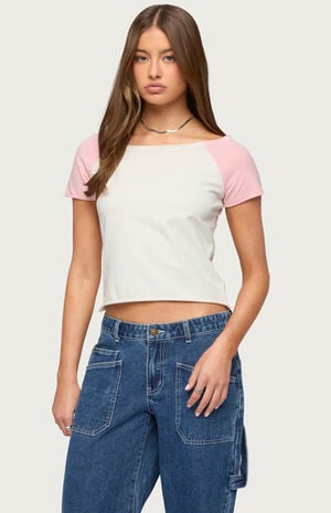 Liva Contrast Raglan T-Shirt image number 2