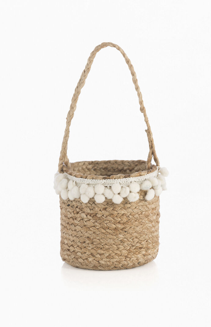 Set Of 2 Natural Hanging Planters