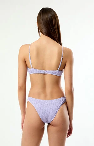 Lavender Jessie Scrunch Bralette Bikini Top image number 5