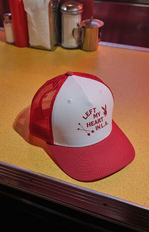 By PacSun Left My Heart Trucker Hat image number 1