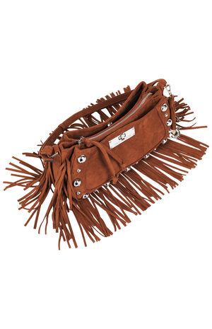 Vintage Dangle Fringe Hobo Bag image number 5