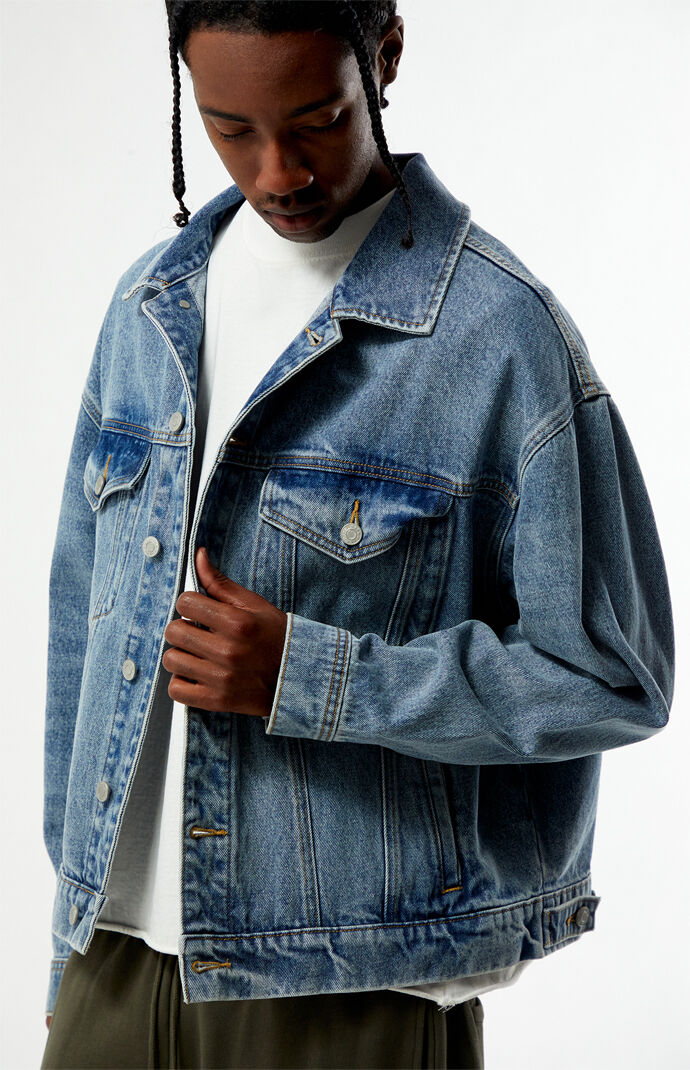 Pacsun Brooks Medium Blue Denim Jacket
