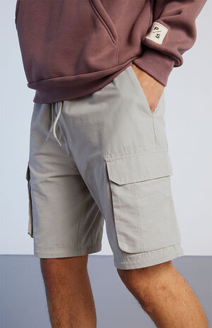 Gray Cargo Zip Off Pants image number 4
