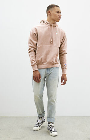 Mini C Reverse Weave Pullover Hoodie image number 2