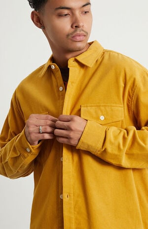 Corduroy Scalloped Shacket image number 2