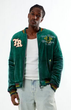 Western Velvet Bomber Jacket Western Velvet Bomber Jacket image number 1