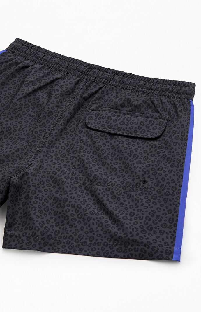 Duvin Design Black Cat 4.5" Swim Trunks