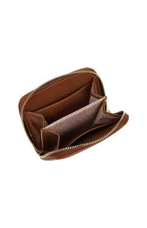 Frayed Thin Striped Small Zip Wallet image number 6