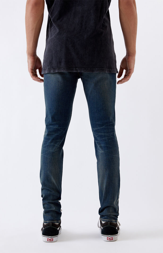 Medium Ripped Stacked Skinny Jeans