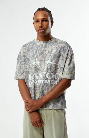 Havoc Camo Cropped Boxy T-Shirt image number 1