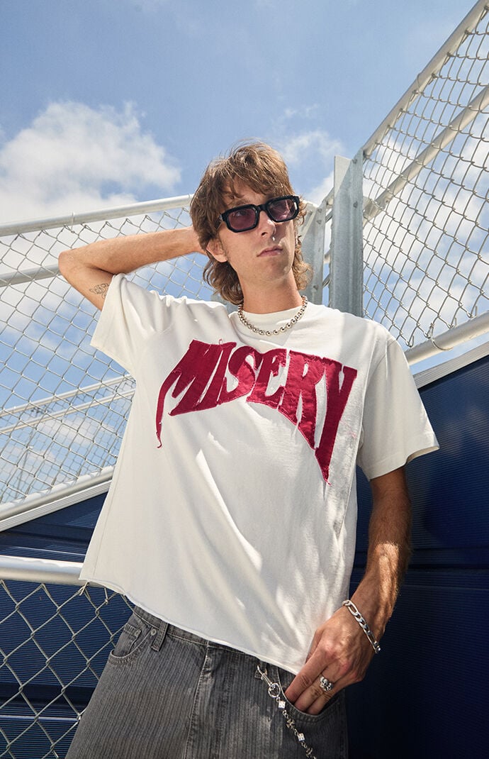 Pacsun Misery Cropped Boxy T-Shirt