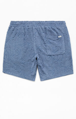Palms Down Exotica 8" Terry Jacquard Shorts image number 2