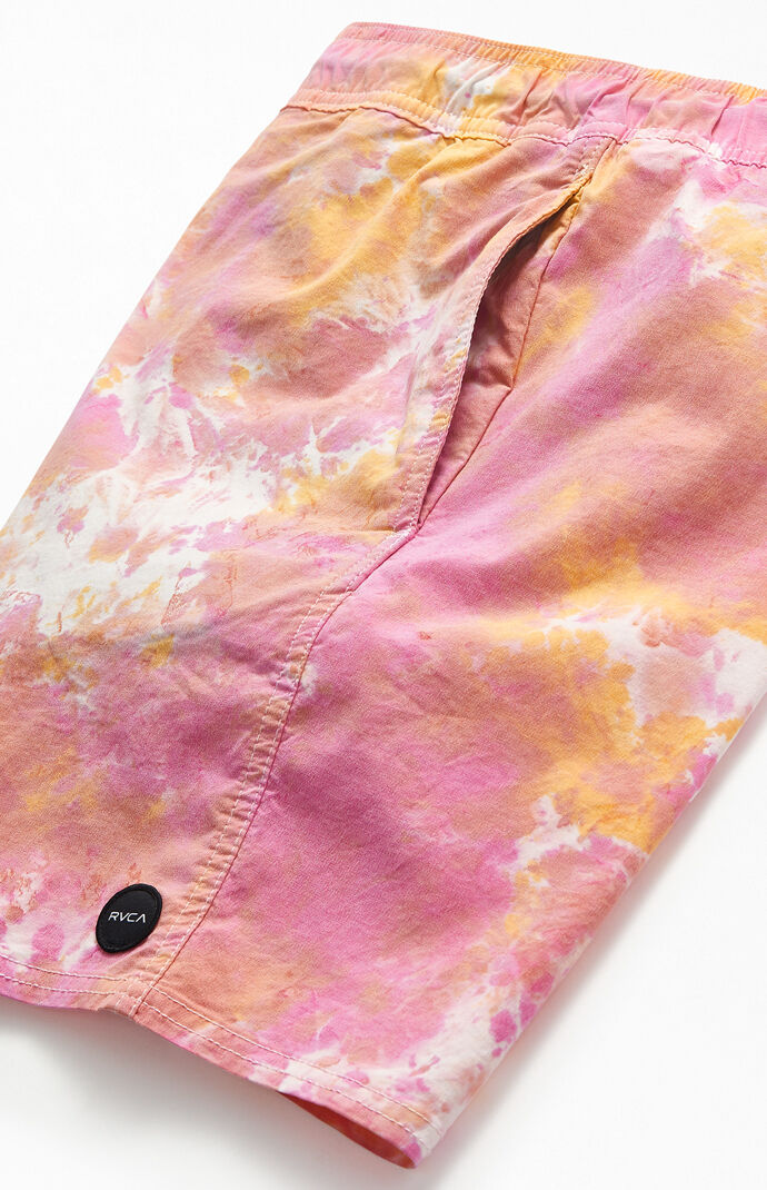 Tie-Dyed Manic 17" Swim Trunks