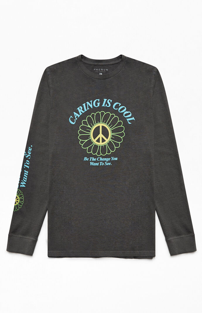 Caring Is Cool Long Sleeve T-Shirt