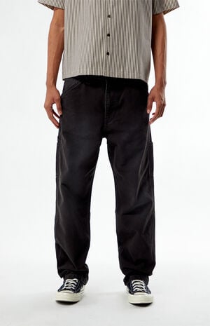 565 Loose Straight Black Carpenter Jeans image number 2