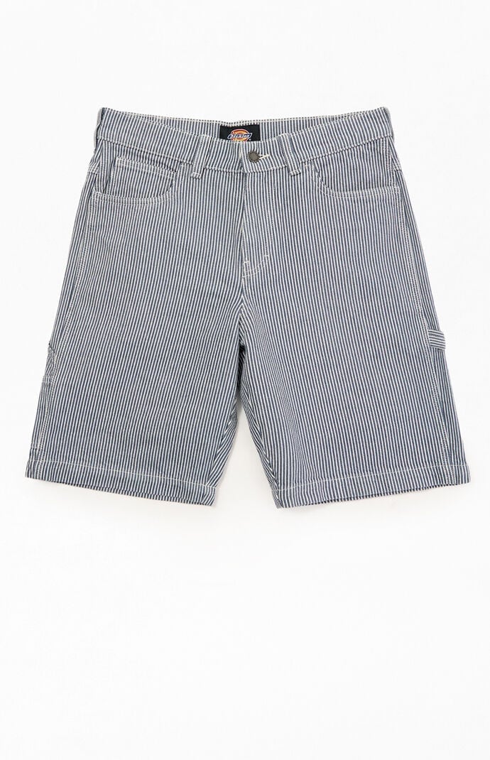Dickies Hickory Striped Carpenter Baggy Jorts