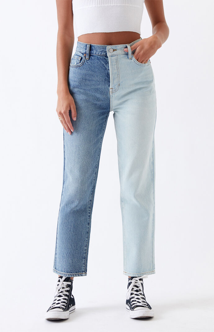 pacsun two tone jeans