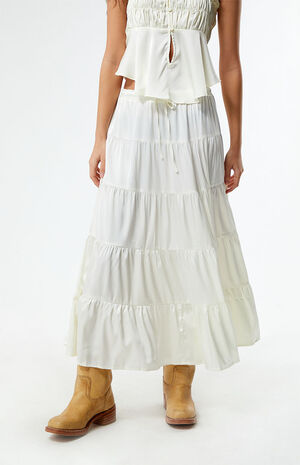 Keira Tiered Midi Skirt image number 2