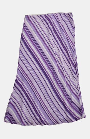 2000s Striped Midi Skirt image number 2