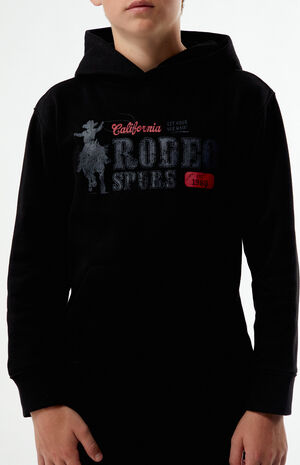 Black California Rodeo Spurs Hoodie image number 2