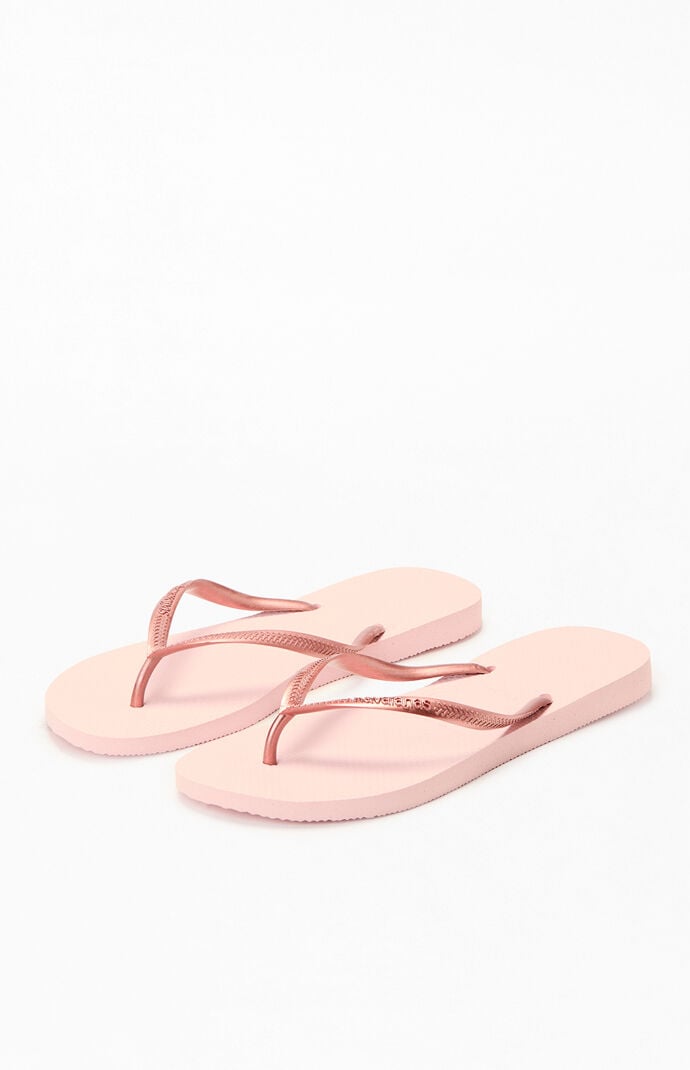 Havaianas Women's Pink Slim Flip Flop Sandals