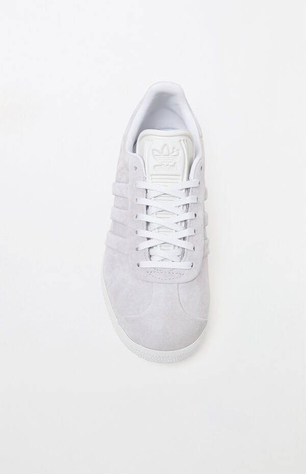 adidas Women's Gray Gazelle Stitch And Turn Sneakers | Pacsun
